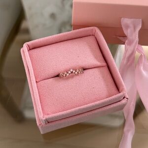 Blush & Bar Boutique Women’s Ring Rose Gold/Crystal small 4